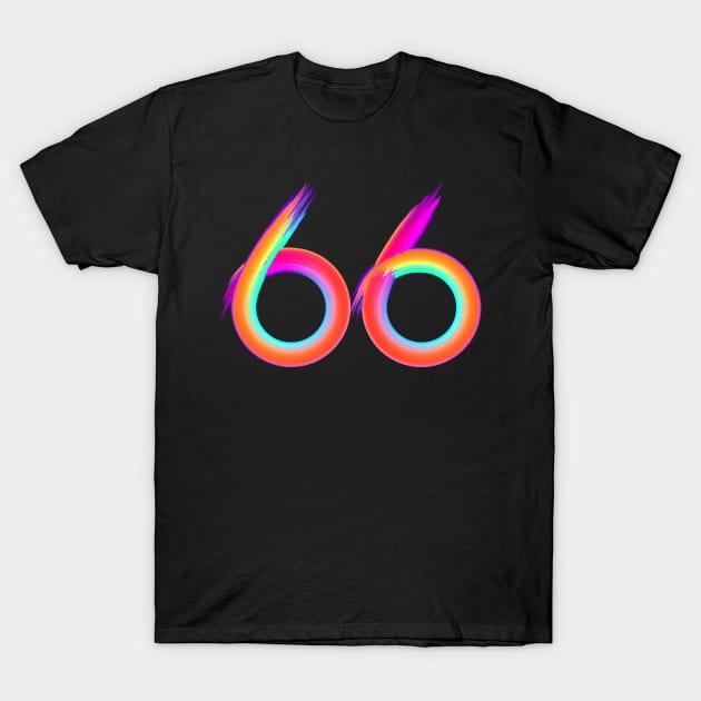 brushed 66 T-Shirt by MplusC